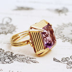 An Extravagant Vintage 1960's Amethyst Cocktail Ring