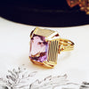 An Extravagant Vintage 1960's Amethyst Cocktail Ring