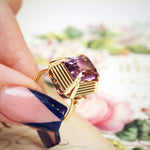 An Extravagant Vintage 1960's Amethyst Cocktail Ring