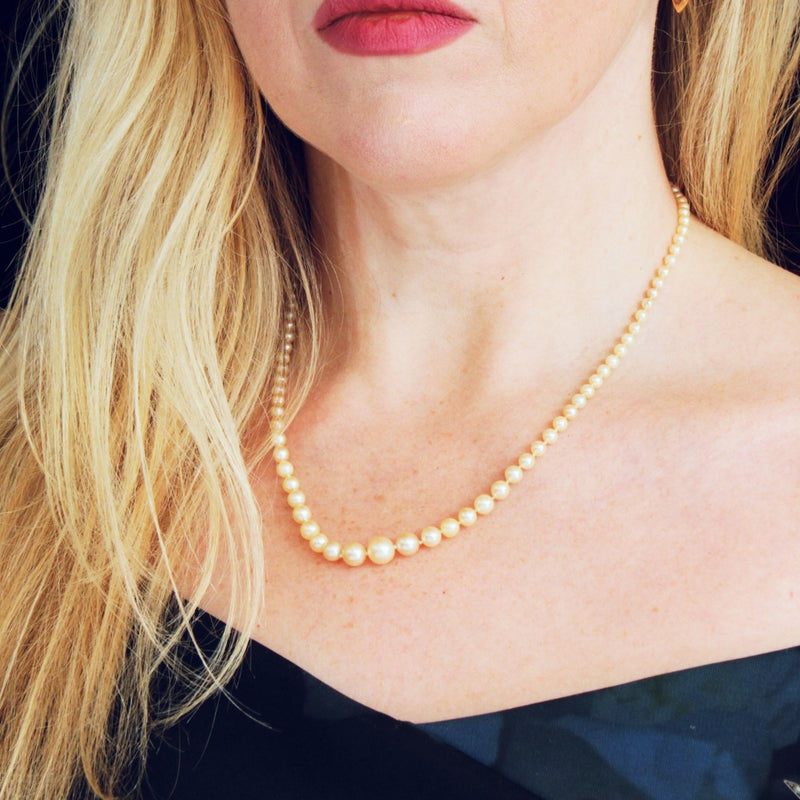 Vintage Cultured Pearl Necklace