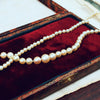 Natural Creamy Lustre Vintage Cultured Pearl Necklace