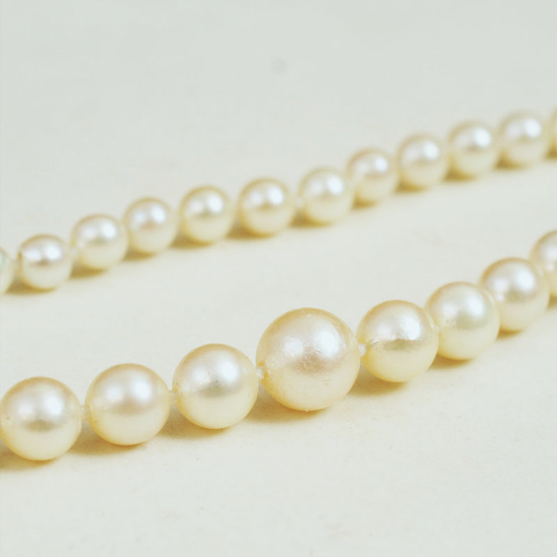 Date 1963 Vintage Saltwater Pearl Necklace