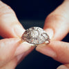 Glamorous Art Deco Diamond Boule Ring