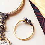 Romantic Vintage Sapphire & Diamond 'Toi et Moi' Ring