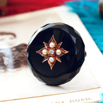 Victorian Onyx Brooch