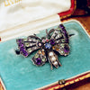 Late Victorian Gemset Butterfly Brooch