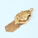 Finest Antique French 18ct Gold Tasselled Locket