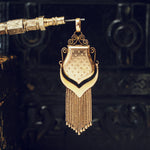 Finest Antique French 18ct Gold Tasselled Locket