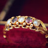 Antique Victorian 15ct Gold Amethyst Pearl Ring
