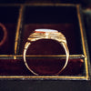 Date 1854 Sardonyx Shield Signet Ring