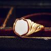 Date 1854 Sardonyx Shield Signet Ring