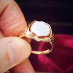 Date 1855 Sardonyx Shield Signet Ring