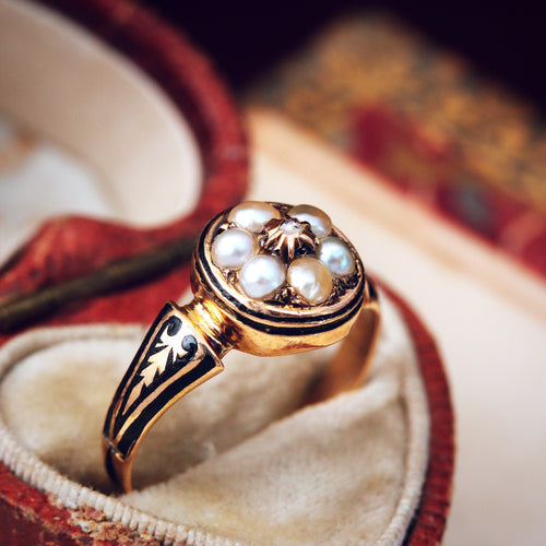 Date 1874 Mourning Ring