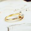 Unforgettable Vintage Diamond 'Toi et Moi' Ring