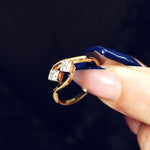 Unforgettable Vintage Diamond 'Toi et Moi' Ring