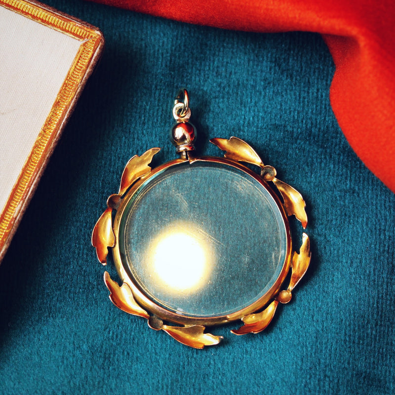 Antique Edwardian 9ct Gold Picture Locket