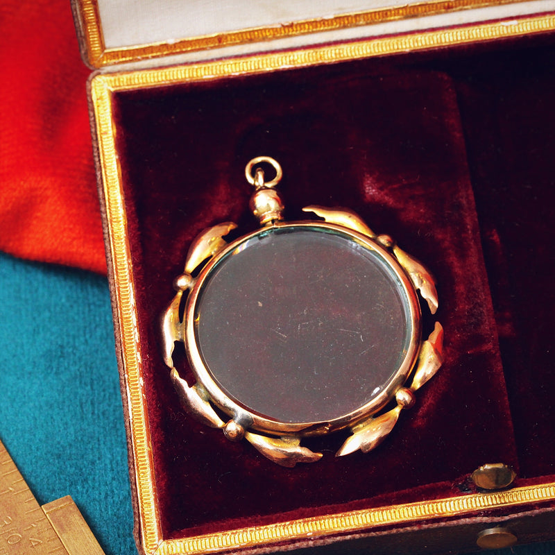 Antique Edwardian 9ct Gold Picture Locket