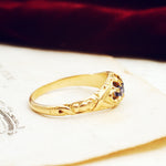 Memorably Beautiful Antique Natural Sapphire Ring