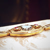Lovely Quality Vintage Diamond & Ruby 18ct Gold Bracelet