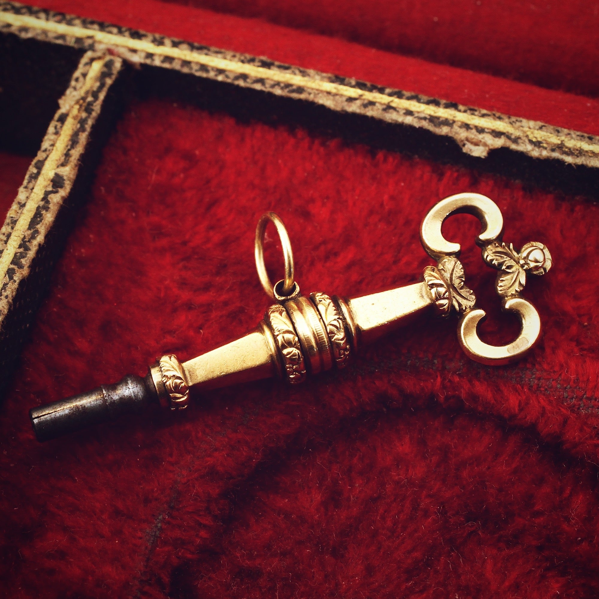 Ornamental Early Victorian Watch Key – Fetheray