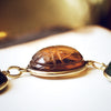 Vintage 14ct Gold Scarab Bracelet