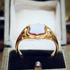 Date 1922 Shield Shaped Sardonyx Signet Ring