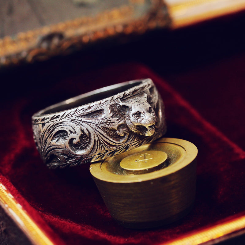 Gucci ring silver mens on sale