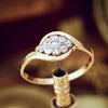 Antique Dated 1921 Diamond Cluster Ring