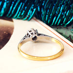 Vintage Brilliant-cut Diamond Solitaire Engagement Ring