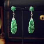 Vintage Jadeite Drop Earrings