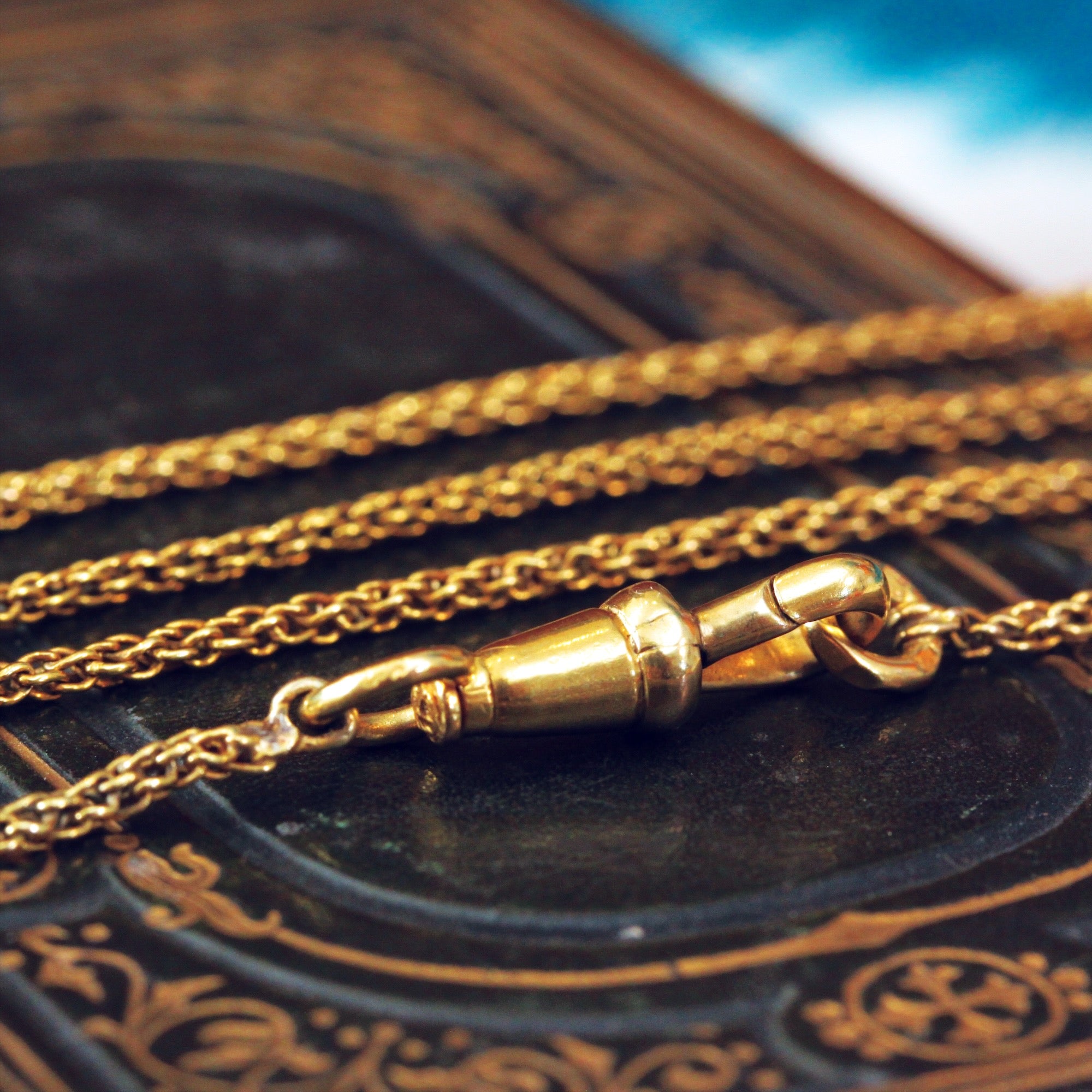 18ct gold discount necklace mens