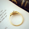 Unusual Vintage 18ct Gold Diamond Ring