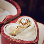 Vintage 18ct Gold Diamond Ring