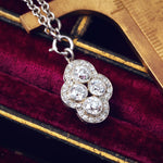 *SWOON!* Divinely Glamorous Vintage Art Deco Diamond Pendant