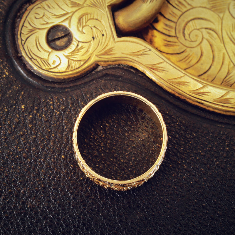 Dedicated 'In Memory Of' Mourning Ring