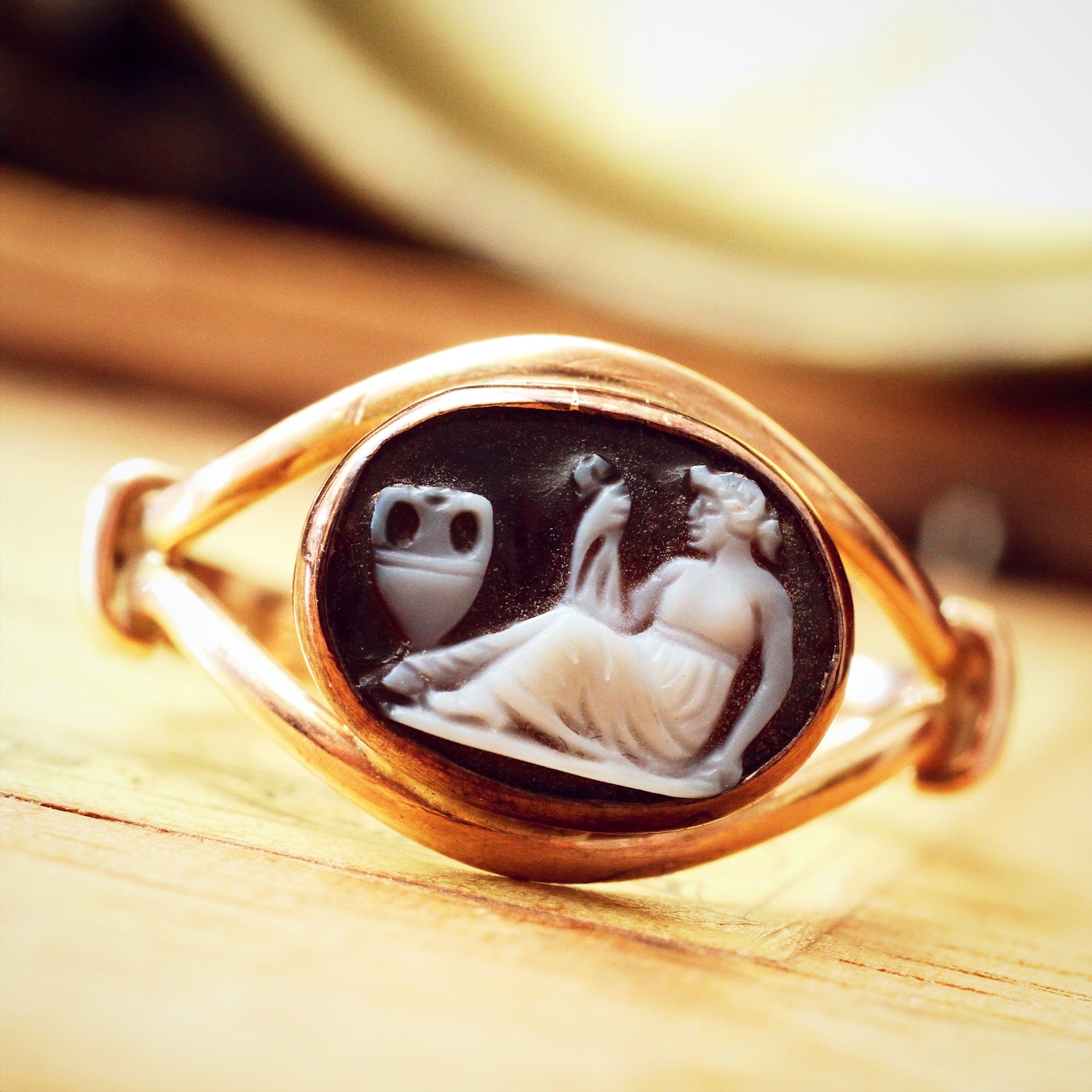 Historic Antique Georgian Hardstone Cameo Ring – Fetheray