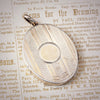 Antique Silver Guilloche Engraved Locket