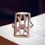 Statement Vintage 'H' 9ct Gold Ring