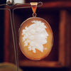 Antique Shell Cameo of Goddess Flora