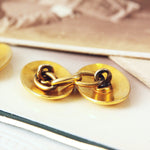 Vintage 18ct Gold Oval Cufflinks