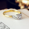 Vintage Art Deco Diamond Engagement Ring