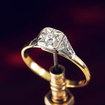 Vintage Art Deco Diamond Engagement Ring