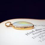 Vintage 9ct Gold Crystal Opal Pendant