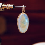 Vintage 9ct Gold Crystal Opal Pendant