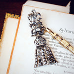 Fantastical Georgian Iberian Table Cut Diamonds Tassel Ornament