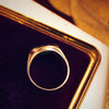 Date 1924 15ct Gold Heliotrope Intaglio Seal Ring