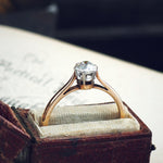 Simply Perfect! Antique 'Tiffany' Style Diamond Engagement Ring