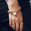 Fabulous Chunky Antique 9ct Gold Bracelet