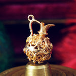 Vintage Beautifully Detailed 9ct Gold Jug Charm