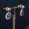 Victorian Sapphire & Diamond Earrings